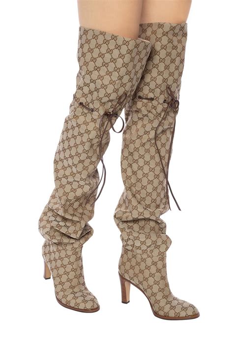 gucci thigh high boots|gucci thigh high boots sale.